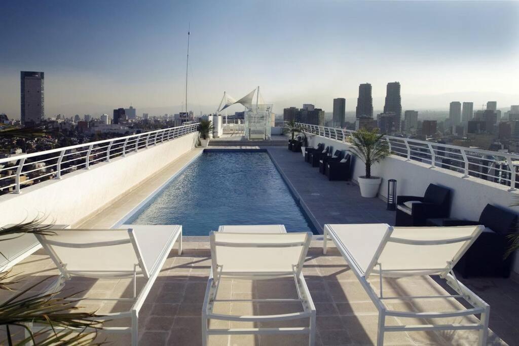 Polanco Pool Amazing View Gym Parking Daire Meksika Dış mekan fotoğraf